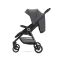 Carucior pentru nou-nascut, Lorelli Noir, sistem de pliere cu o singura mana, pana la 22 kg, Grey