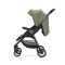 Carucior pentru nou-nascut, Lorelli Noir, sistem de pliere cu o singura mana, pana la 22 kg, Green