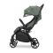 Carucior sport, Lorelli Minori, sistem de pliere cu o singura mana, spatar reglabil cu mecanism, husa textila UV 50+, Green