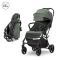 Carucior sport, Lorelli Minori, sistem de pliere cu o singura mana, spatar reglabil cu mecanism, husa textila UV 50+, Green
