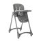 Scaun de masa, Lorelli Tummy Time, reglabil multiple pozitii, roti din silicon, Grey