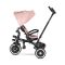 Tricicleta, Lorelli Tino, sezut rotativ 360 grade, scaun rabatabil, control parental, Pink