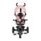Tricicleta, Lorelli Tino, sezut rotativ 360 grade, scaun rabatabil, control parental, Pink