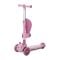 Trotineta pliabila, Lorelli Swiftie, pana la 50 kg, roti din silicon cu leduri colorate, Pink