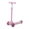 Trotineta, Lorelli Jetster, pana la 20 kg, maner reglabil 3 eozitii, roti cu leduri colorate, frana de picior, Pink