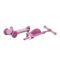 Trotineta, Lorelli Speedster, pana la 50 kg, scaun pliabil si reglabil, maner reglabil, roti cu leduri, frana de picior, Pink