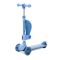 Trotineta, Lorelli Speedster, pana la 50 kg, scaun pliabil si reglabil, maner reglabil, roti cu leduri, frana de picior, Blue