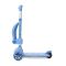 Trotineta, Lorelli Speedster, pana la 50 kg, scaun pliabil si reglabil, maner reglabil, roti cu leduri, frana de picior, Blue