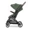 Carucior pentru nou-nascut, Lorelli Makaya, cu scaun rotativ 360 grade, cadru din aluminiu, pana la 22 kg, Green