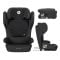 Scaun auto, Lorelli Rigel, I-Size, Isofix, pliabil pentru depozitare usoara, tetiera reglabila, 100-150 cm, Black