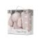 Paturica moale cu jucarie din plus, Lorelli Nappy, 90 x 75 cm, Iepuras, Pink
