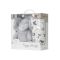 Paturica moale cu jucarie din plus, Lorelli Nappy, 90 x 75 cm, Elefant, Grey