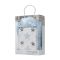 Set 2 piese, Lorelli, paturica moale 90 x 75 cm, pernuta in forma de ursulet 45 x 30 cm, Poffy, Blue