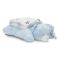 Set 2 piese, Lorelli, paturica moale 90 x 75 cm, pernuta in forma de ursulet 45 x 30 cm, Poffy, Blue