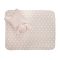 Set 2 piese, Lorelli, paturica moale 90 x 75 cm, pernuta in forma de iepuras 45 x 30 cm, Poffy, Pink