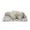 Set 2 piese, Lorelli, paturica moale 90 x 75 cm, pernuta in forma de ursulet 45 x 30 cm, Poffy, Beige