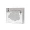 Paturica pentru bebelusi, Lorelli Twinkle, material moale, model decorativ in relief, 80 x 110 cm, Grey
