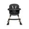 Scaun inalt de masa, Lorelli Vanilla, 3 in 1, Black