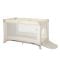 Patut pliabil, Lorelli Torino, 1 nivel, cu saltea inclusa si usa laterala cu fermoar, Beige