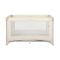 Patut pliabil, Lorelli Torino, 1 nivel, cu saltea inclusa si usa laterala cu fermoar, Beige