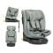 Scaun auto, Lorelli Solaris, I-Size, Isofix, picior de sprijin, rotativ 360, 40-150 cm, Green