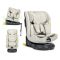 Scaun auto, Lorelli Solaris, I-Size, Isofix, picior de sprijin, rotativ 360, 40-150 cm, Beige