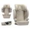 Scaun auto, Lorelli Growgo, Isofix, pliabil, protectii laterale extensibile, spatar reglabil, tetiera reglabila, 100-150 cm, Beige