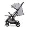 Carucior pentru copii, Lorelli Calista, pliere automata, cadru aluminiu, pana la 22 kg, Grey