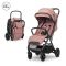 Carucior pentru copii, Lorelli Calista, pliere automata, cadru aluminiu, pana la 22 kg, Pink