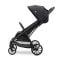 Carucior pentru copii, Lorelli Nuvella, pliere cu o mana, spatar reglabil, pana la 22 kg, Black