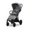 Carucior pentru copii, Lorelli Nuvella, pliere cu o mana, spatar reglabil, pana la 22 kg, Grey