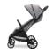 Carucior pentru copii, Lorelli Nuvella, pliere cu o mana, spatar reglabil, pana la 22 kg, Grey