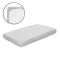 Cearceaf cu elastic pentru patut, 98 x 65 cm, 100% bumbac ranforce, Grey Sky
