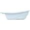 Cadita cu suport anatomic incorporat, Kikka Boo Hippo, Blue, 94 cm