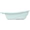Cadita cu suport anatomic incorporat, Kikka Boo Hippo, Verde, 94 cm