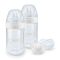 Set biberoane Nuk Nature Sense Twin, Alb