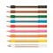 Set 8 creioane colorate si 1 alb, Griffix, Pelikan