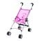 Carucior sport pentru papusi, Knorr Toys Sim, 42 x 27 x 55 cm, Princess Pink