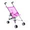 Carucior sport pentru papusi, Knorr Toys Sim, 42 x 27 x 55 cm, Princess Pink
