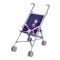 Carucior sport pentru papusi, Knorr Toys Sim, 42 x 27 x 55 cm, Princess Blue