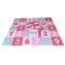 Covoras puzzle colorat, 110 piese, Knorr Toys, din spuma moale EVA, 180 x 180 cm, Cifre si litere