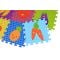 Covoras puzzle colorat, 9 piese, Knorr Toys, din spuma EVA, 30 x 30 cm, Fructe