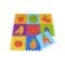 Covoras puzzle colorat, 9 piese, Knorr Toys, din spuma EVA, 30 x 30 cm, Fructe