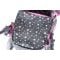 Carucior pentru papusi, Knorr Toys Mini Lili, copertina reglabila, husa de picioare, 56 x 35 x 56 cm, Star Grey