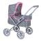 Carucior pentru papusi, Knorr Toys Mini Lili, copertina reglabila, husa de picioare, 56 x 35 x 56 cm, Star Grey