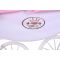 Carucior retro pentru papusi, Knorr Toys Classic, copertina reglabila, 80 x 31 x 71 cm, Rose White Princess
