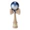 Jucarie de indemanare, din lemn, Ozora, Kendama, Albastru-Argintiu, 18 cm