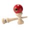 Jucarie de indemanare, din lemn, Ozora, Kendama, Rosu, 18 cm