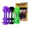 Joc de darts cu ventuze, Tossit, 7 buc, Mov-Verde