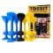 Joc de darts cu ventuze, Tossit, 7 buc, Albastru-Galben